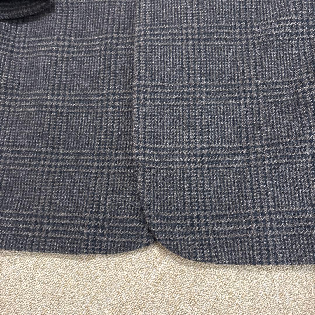 美品　パラスパレス グレンチェック チェスターロングコート ウール サイズ2