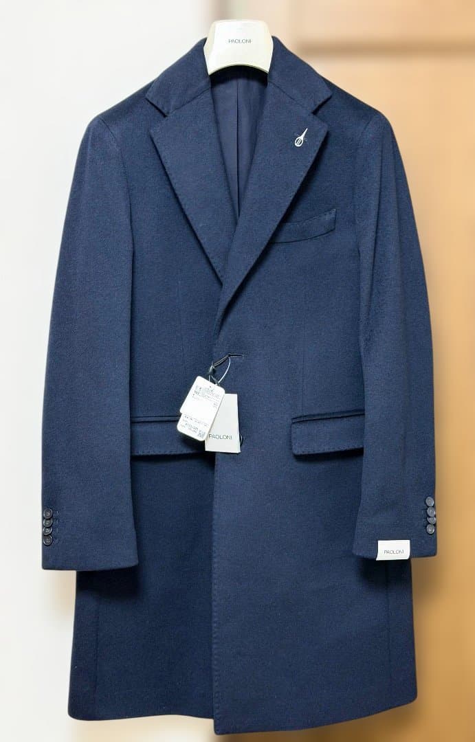 PAOLONIブランドLEON別注 ウールカシミヤチェスターコート