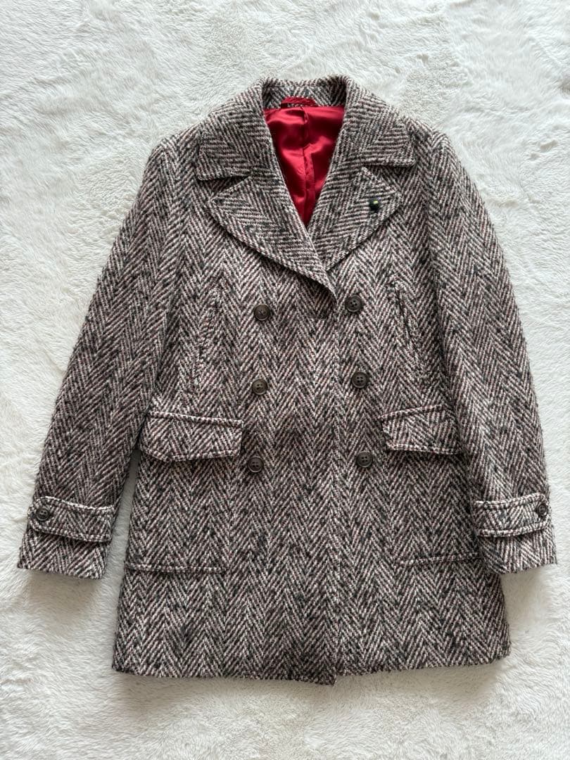 L・B・M 1911/ CAR COAT ウールメンズコート ボルドー / 46