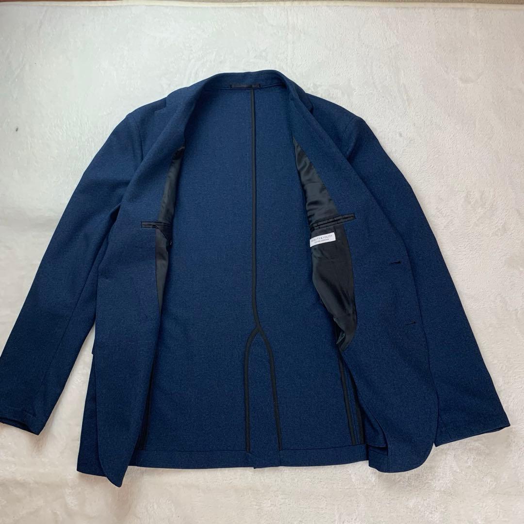 美品　ユナイテッドアローズ スーツ 上下　ストレッチ 洗える ネイビー L