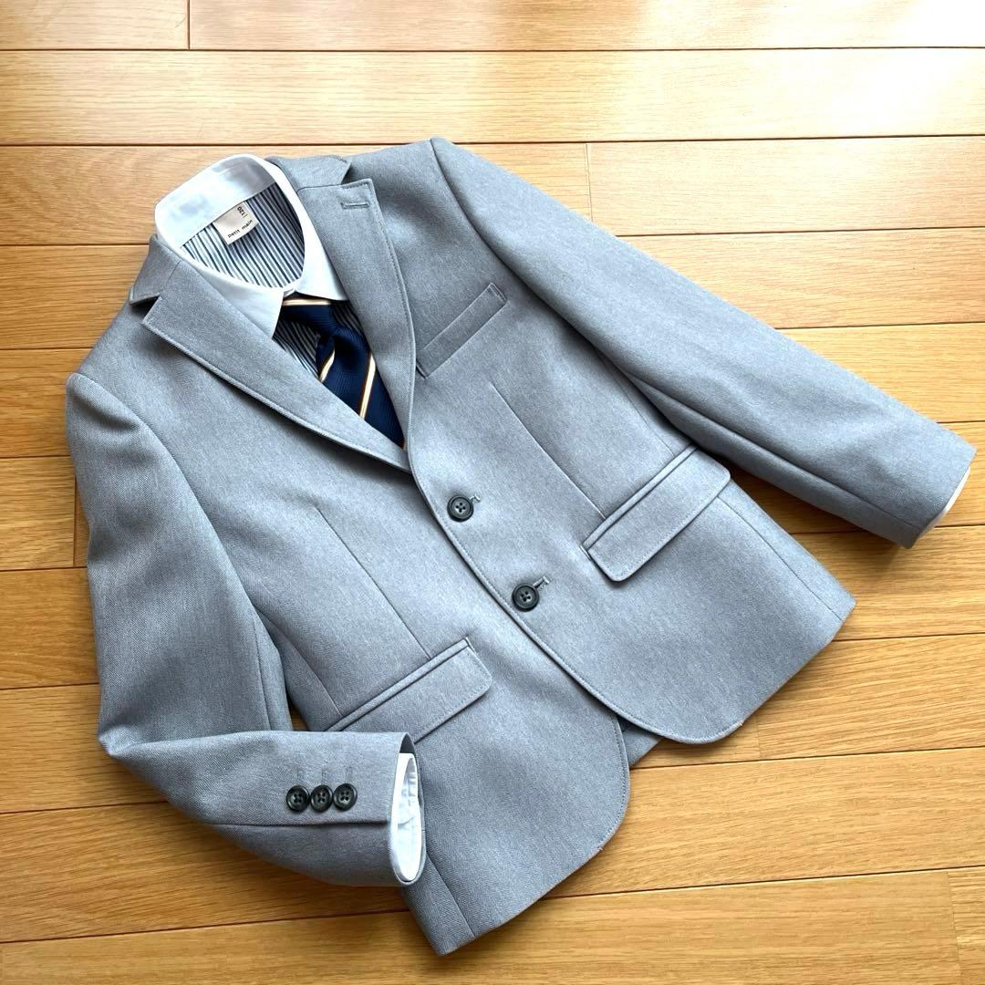 【petit main】グレー男の子スーツセット　120size