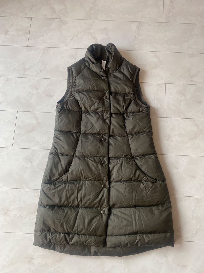 ルルレモン　ダウンベスト　ロング　2