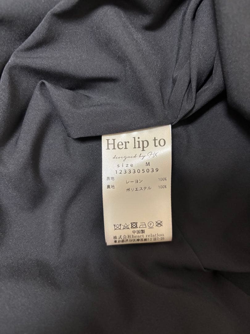 l*読様 Roanne Over Check Dress【Mサイズ】