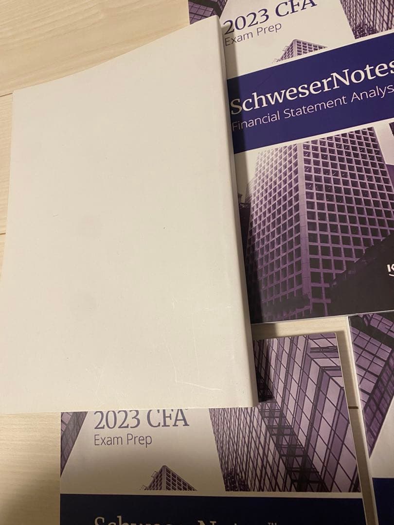 (コピー)2023 CFA Exam SchweserNotes