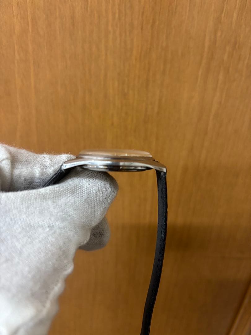 セイコースカイライナー　手巻き時計 シルバー　稼働品　タツノオトシゴ