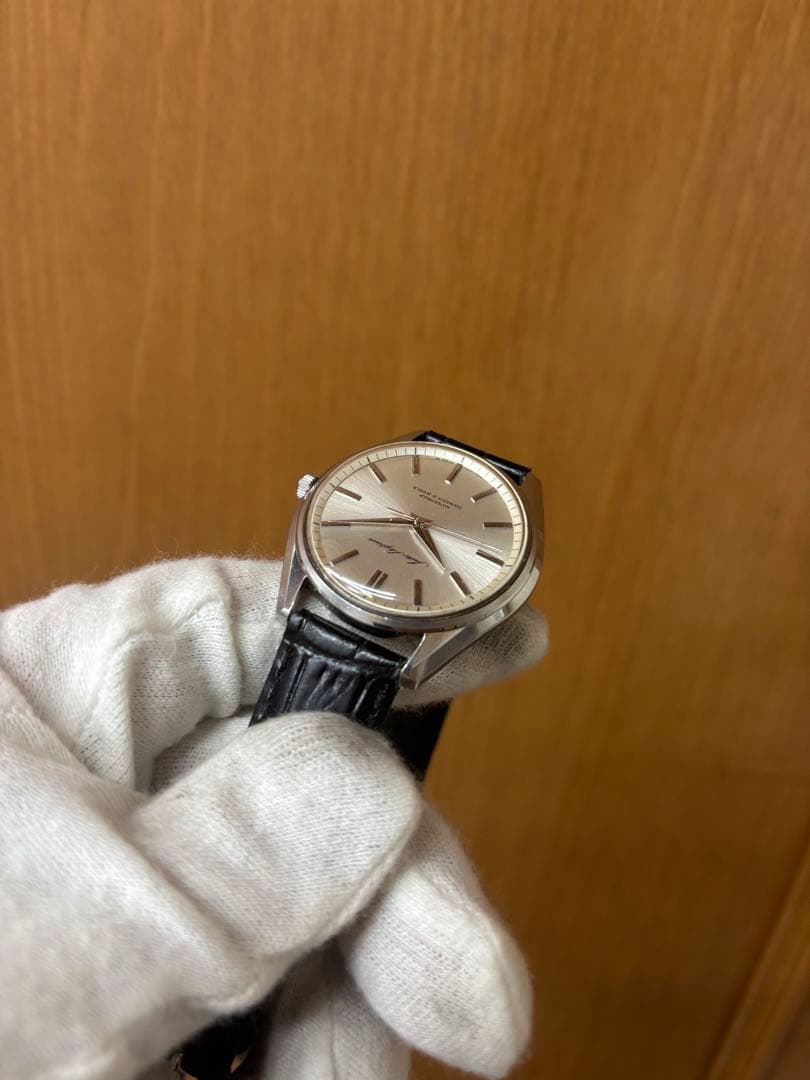 セイコースカイライナー　手巻き時計 シルバー　稼働品　タツノオトシゴ