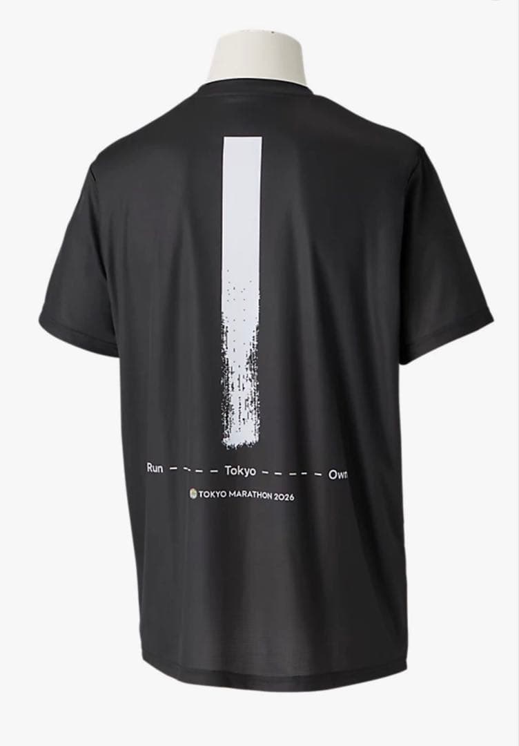 【未開封・新品】ASICS 東京マラソン 2026 Tシャツ Sサイズ　ブラック