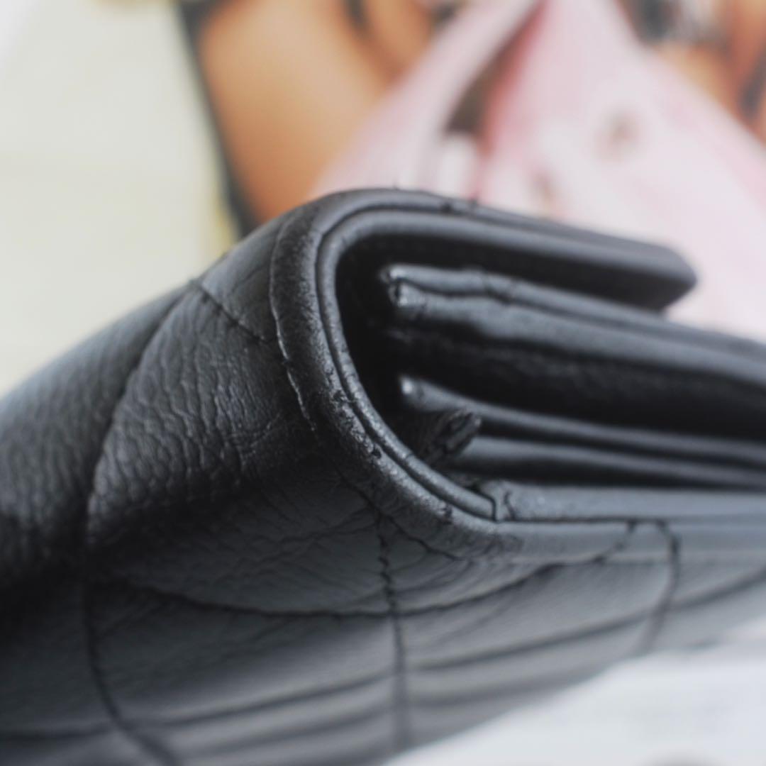 CHANEL＊シャネル＊キャビアスキン＊マトラッセ＊長財布＊フラップウォレット＊