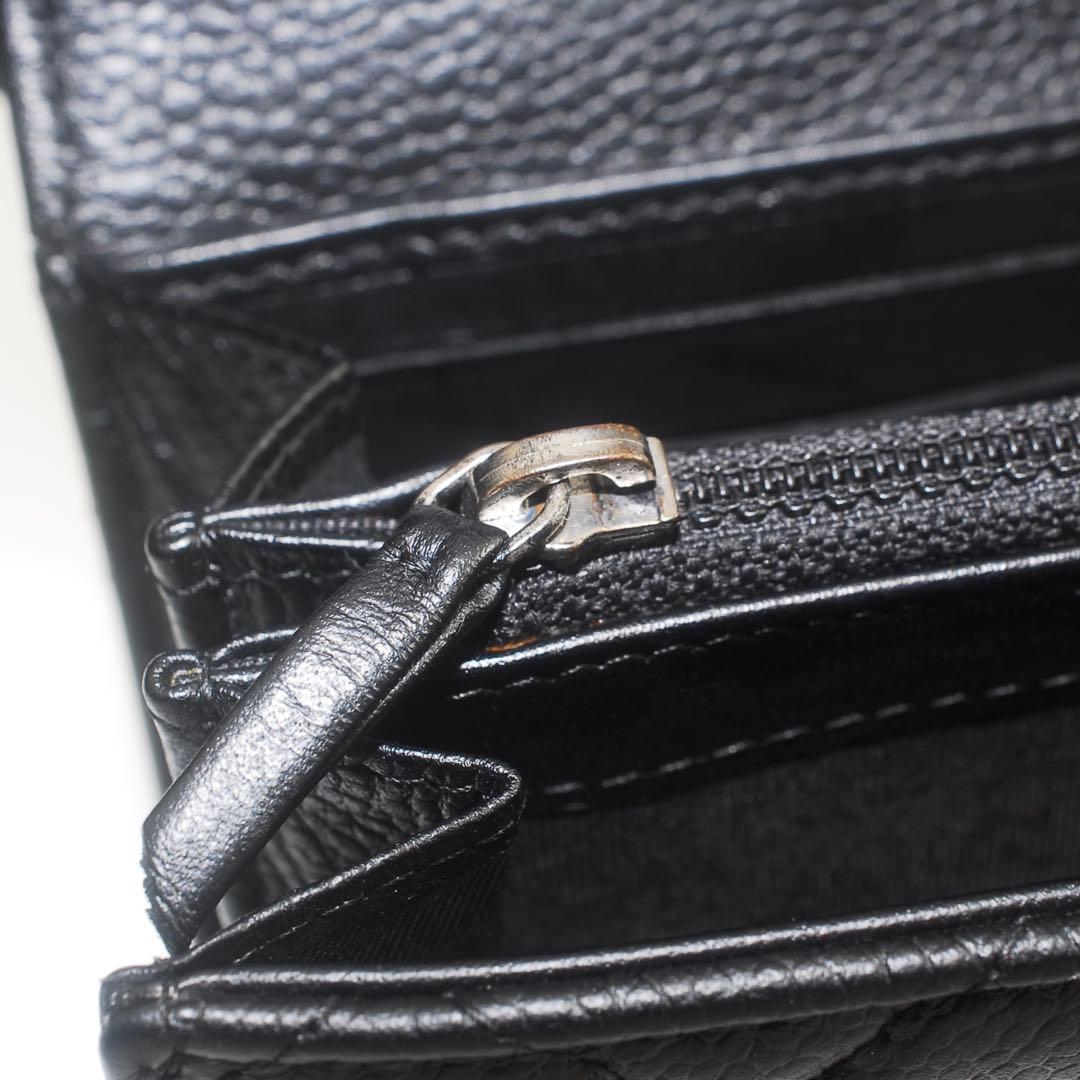 CHANEL＊シャネル＊キャビアスキン＊マトラッセ＊長財布＊フラップウォレット＊