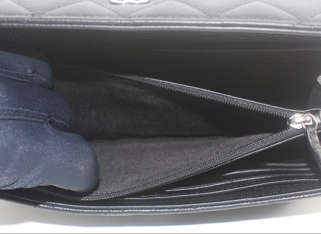 CHANEL＊シャネル＊キャビアスキン＊マトラッセ＊長財布＊フラップウォレット＊