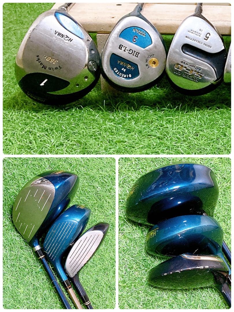 M6.ホンマ　初心者オススメ　ゴルフクラブ　メンズセット　右利き　13本