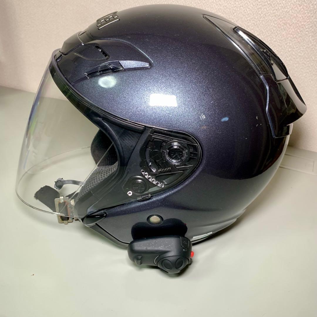 SHOEIヘルメット J-FORCE3 ブルーブラック L寸 インカム付