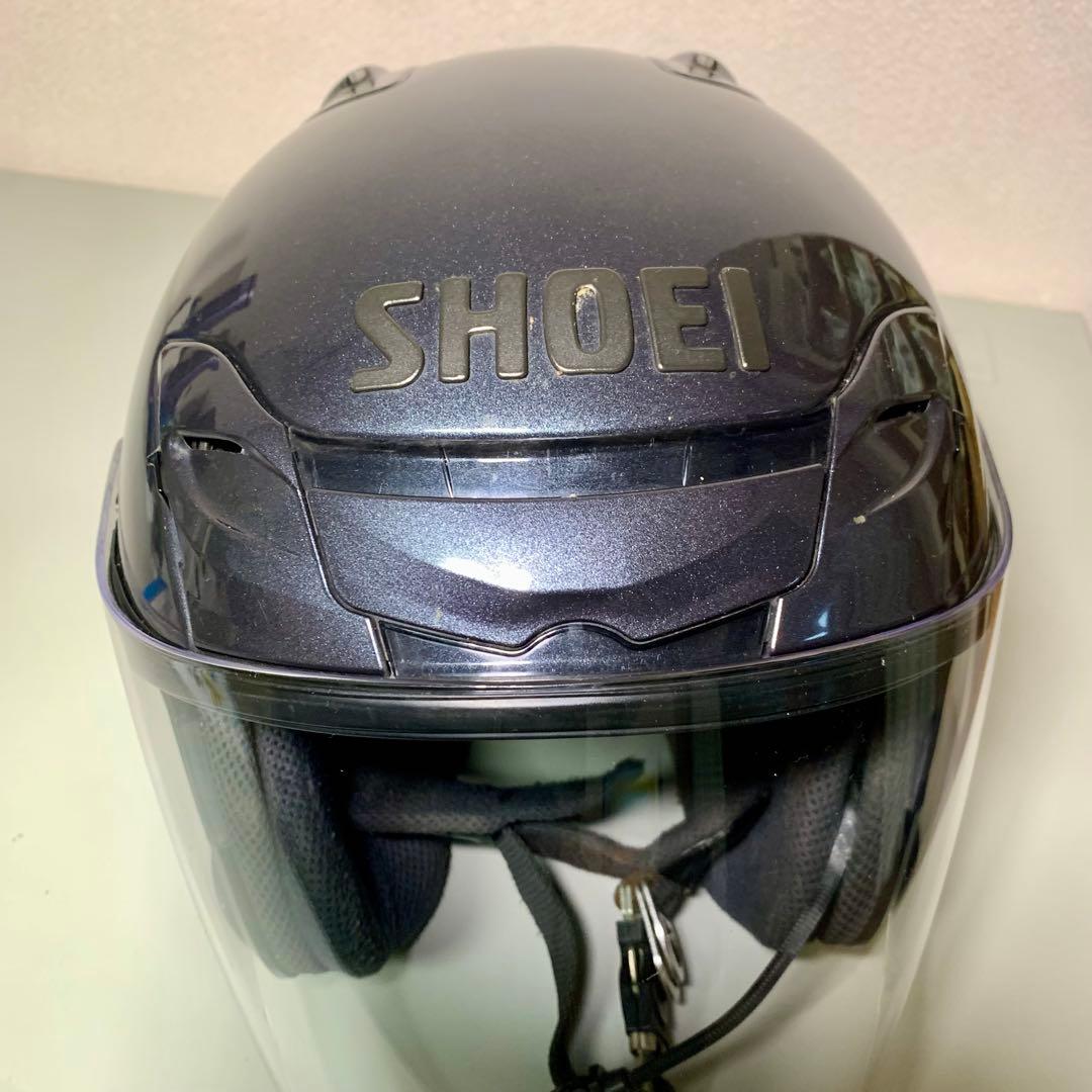 SHOEIヘルメット J-FORCE3 ブルーブラック L寸 インカム付