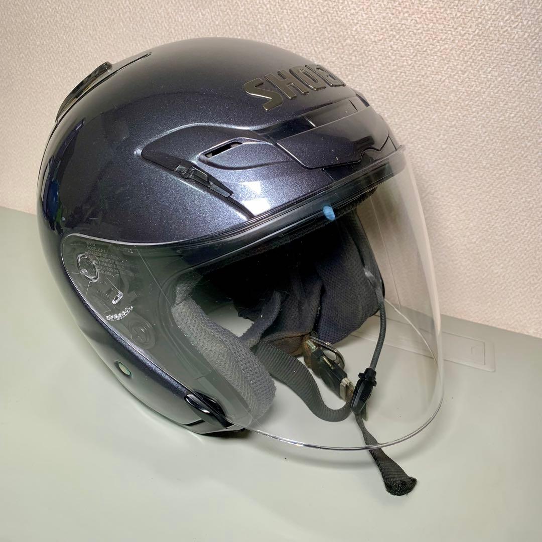 SHOEIヘルメット J-FORCE3 ブルーブラック L寸 インカム付