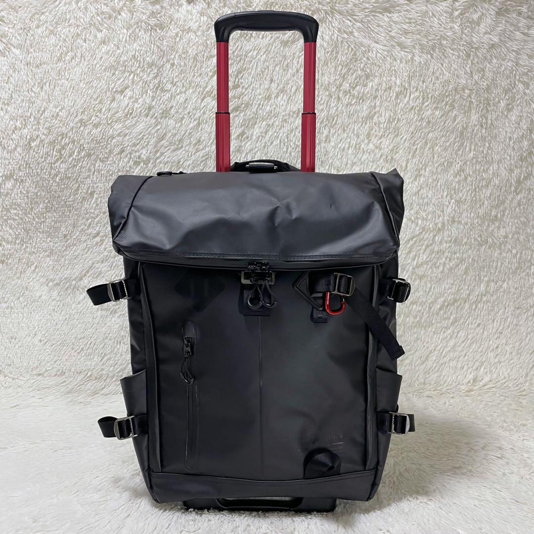 美品✨ HIDEO WAKAMATSU リュックキャリー　2WAY ブラック