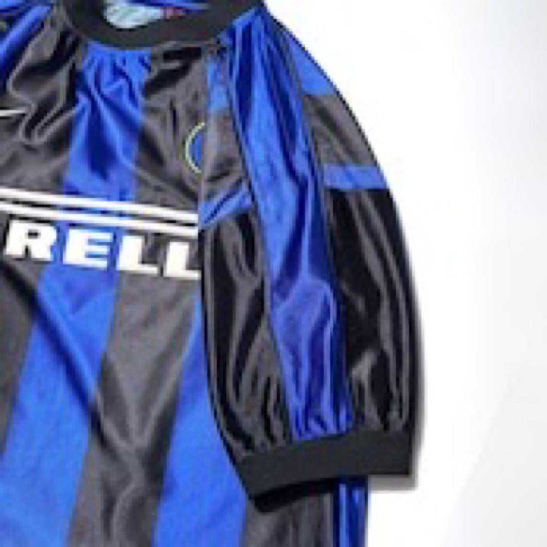 Nike サッカーシャツ 青黒 インテル