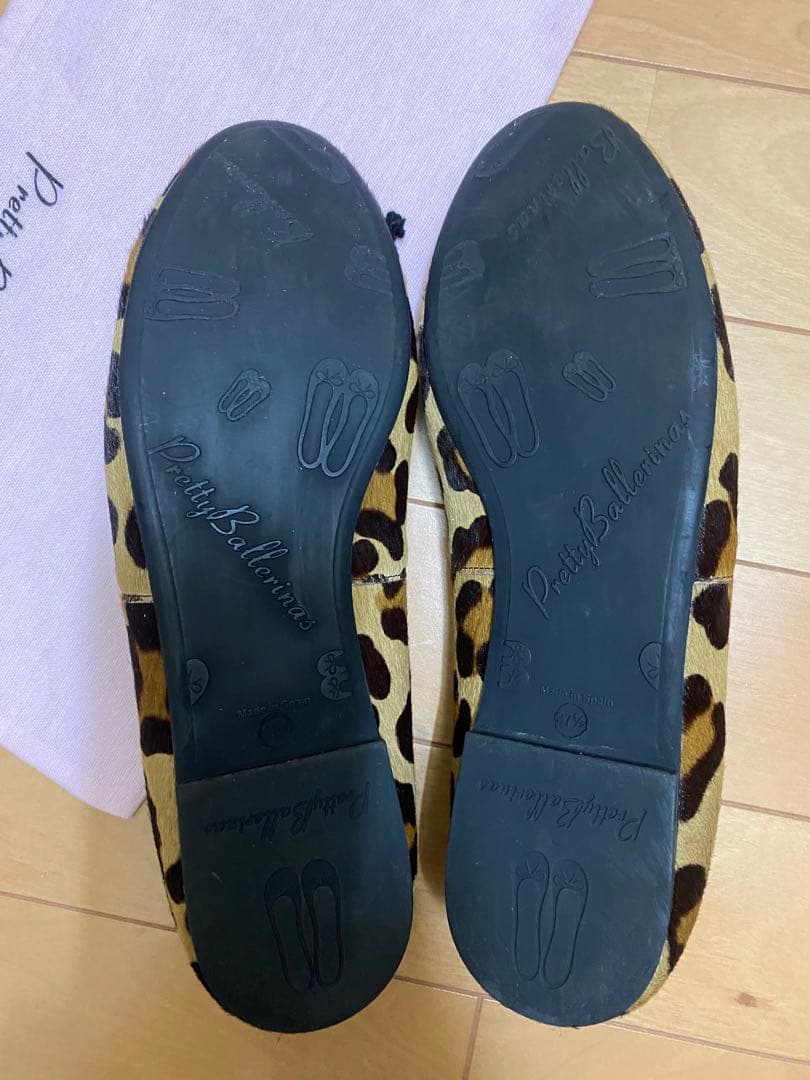 PrettyBallerinas レオパード豹柄　バレエシューズ