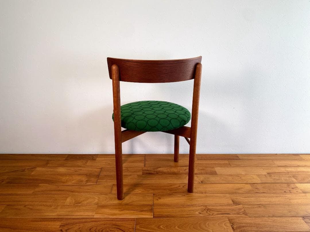 希少 70s 山口木材工芸 チーク×オーク ヴィンテージチェア 仕上済 ③