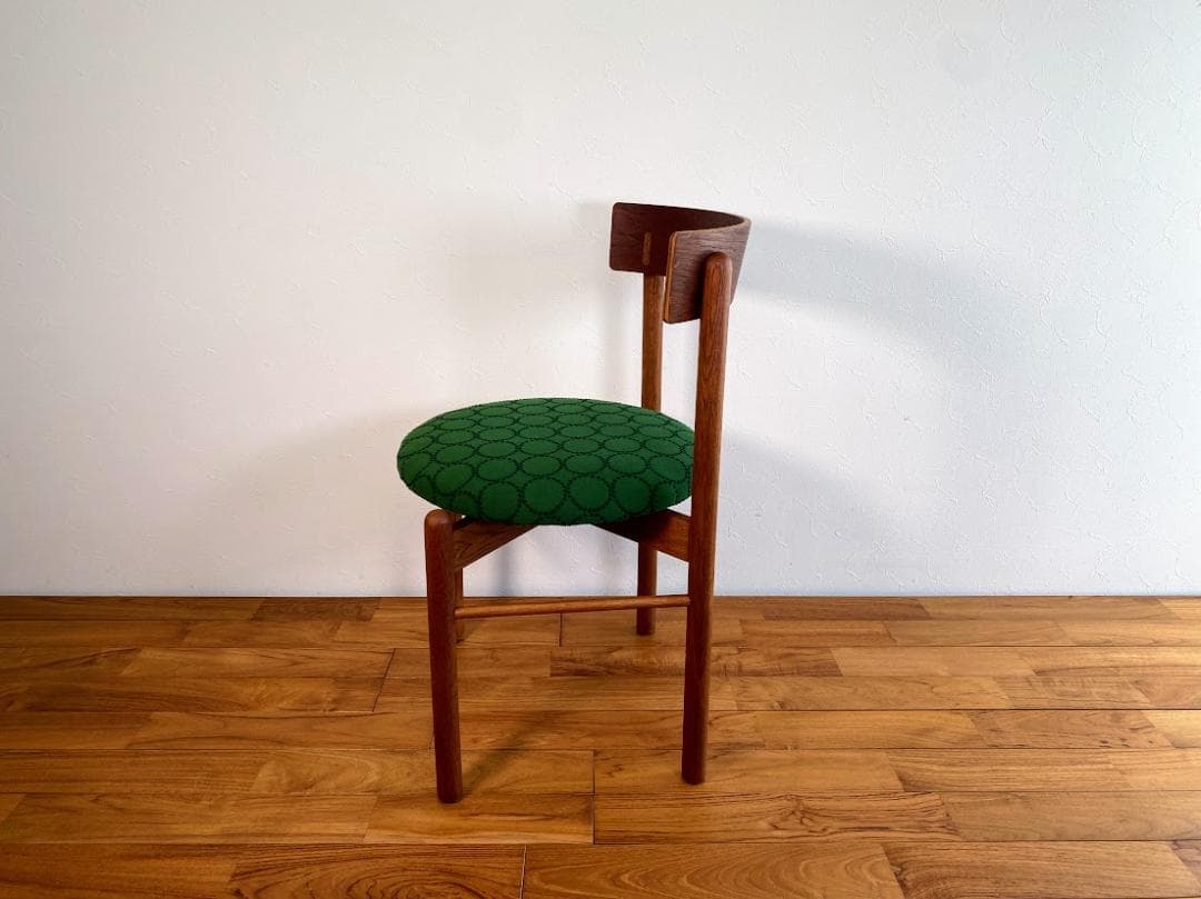 希少 70s 山口木材工芸 チーク×オーク ヴィンテージチェア 仕上済 ③