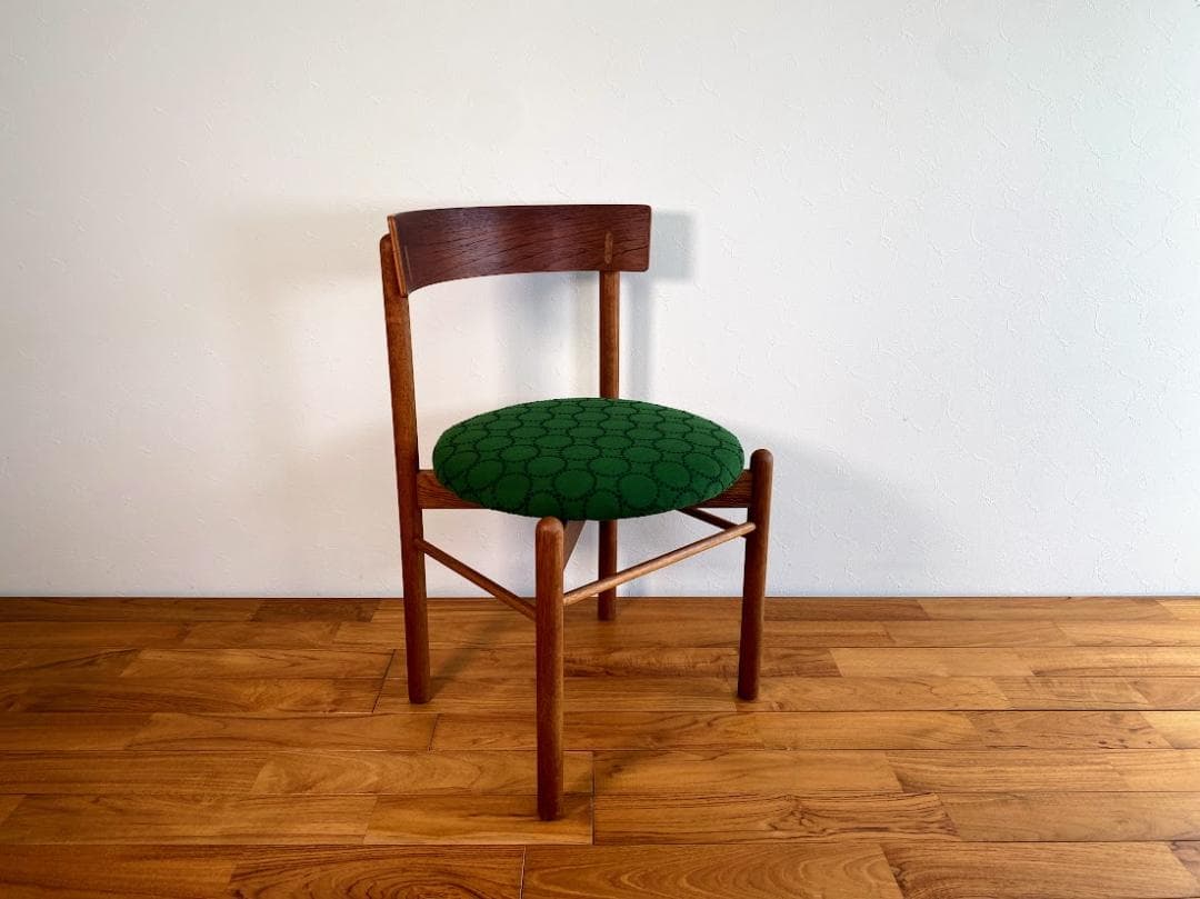 希少 70s 山口木材工芸 チーク×オーク ヴィンテージチェア 仕上済 ③