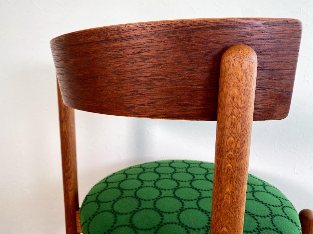 希少 70s 山口木材工芸 チーク×オーク ヴィンテージチェア 仕上済 ③