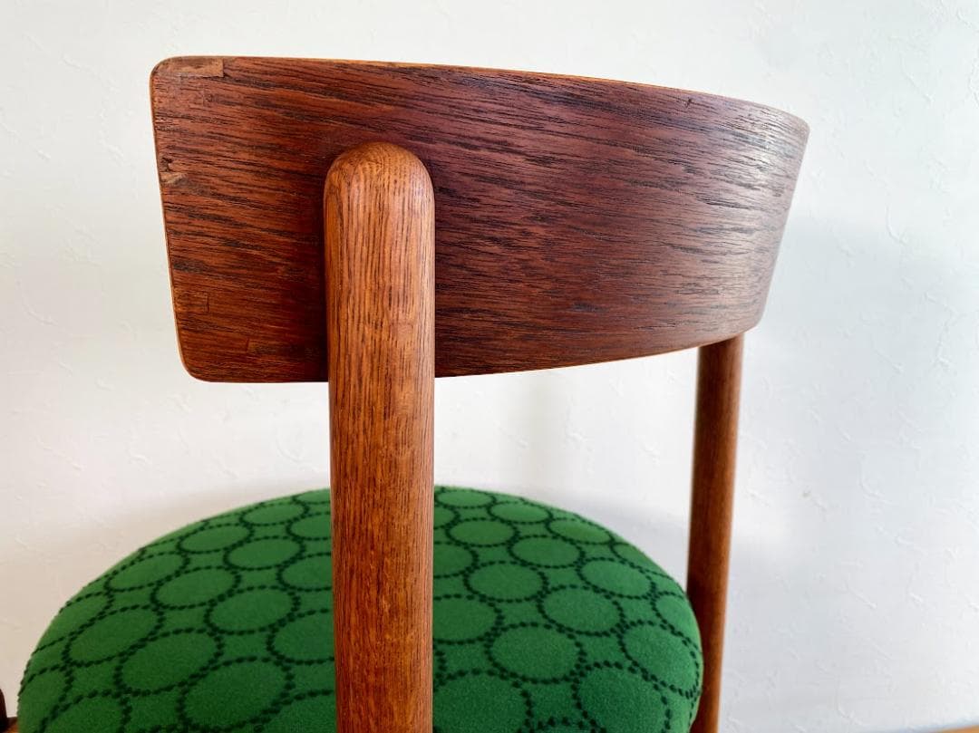 希少 70s 山口木材工芸 チーク×オーク ヴィンテージチェア 仕上済 ③