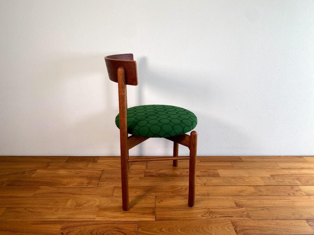 希少 70s 山口木材工芸 チーク×オーク ヴィンテージチェア 仕上済 ③