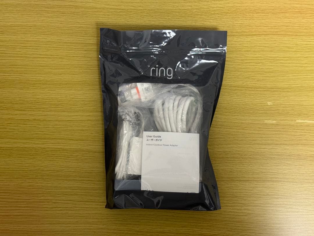 [新品]Ring Stick Up Cam Battery 電源アダプター付き