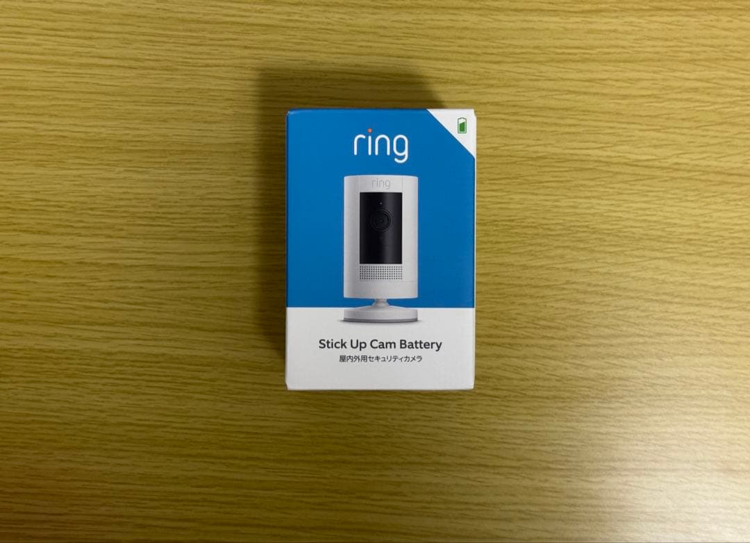 [新品]Ring Stick Up Cam Battery 電源アダプター付き