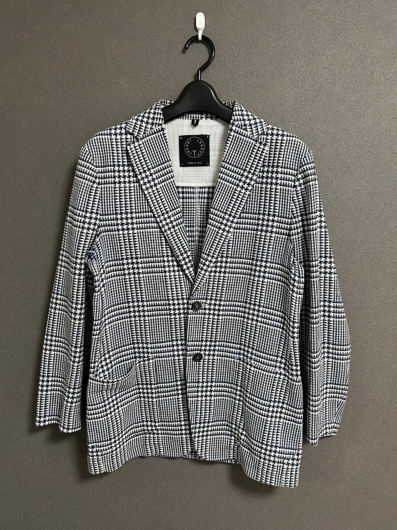 T-JACKET By TONELLO グレンチェック テーラード ジャケット