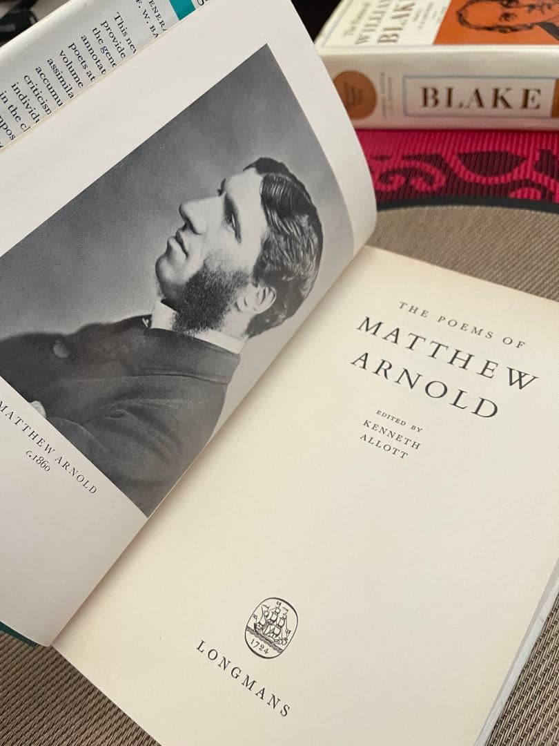 洋書 The Poems of Matthew Arnold ANNOTATED