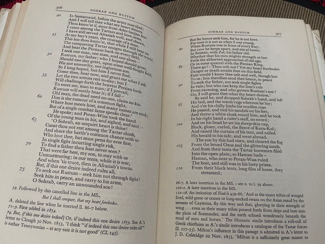 洋書 The Poems of Matthew Arnold ANNOTATED