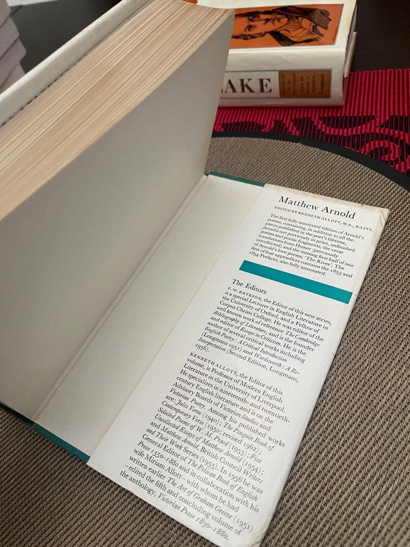 洋書 The Poems of Matthew Arnold ANNOTATED