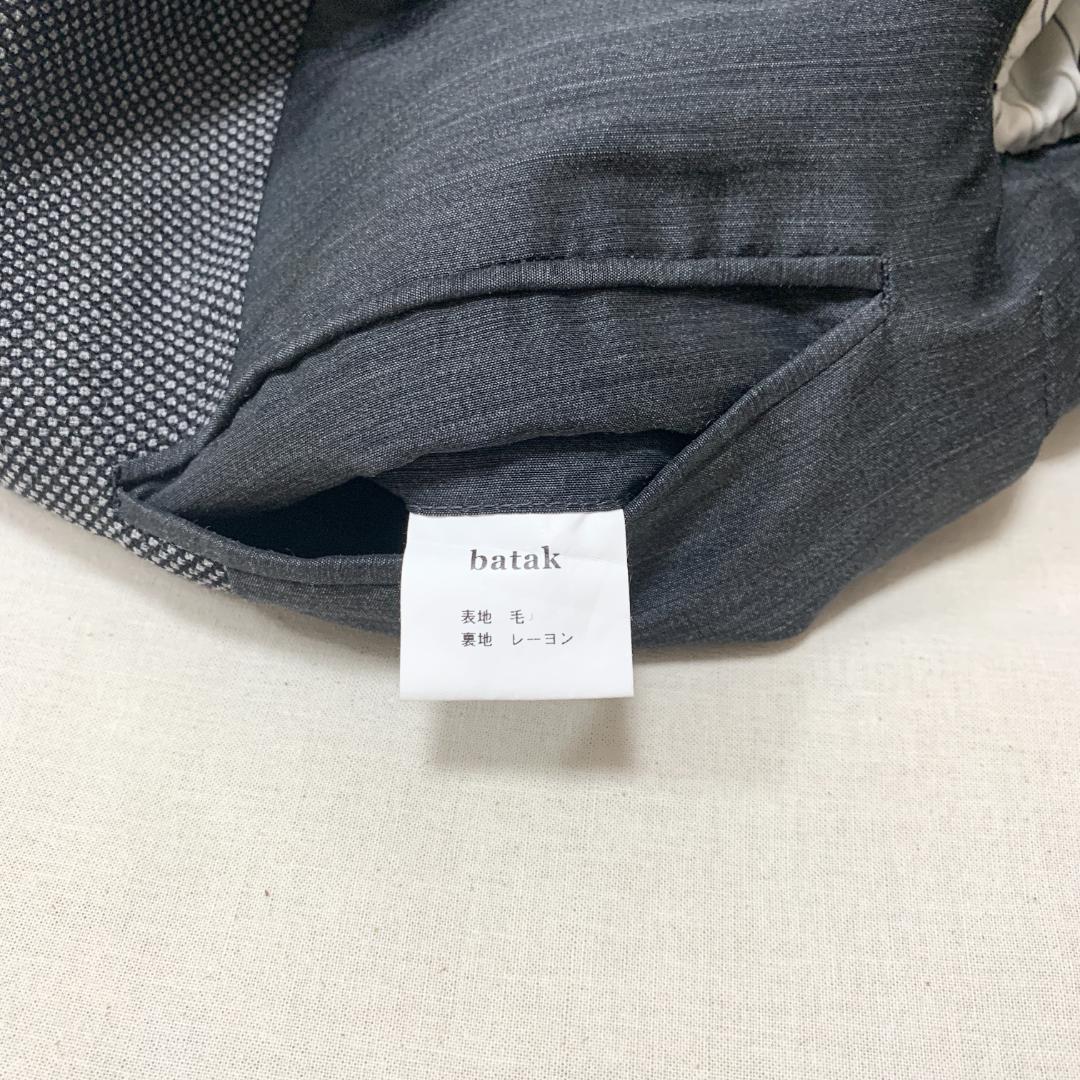 ◆batak バタク◆ビスポークスーツ◆UK38サイズ◆テイラー＆ロッジ◆古着