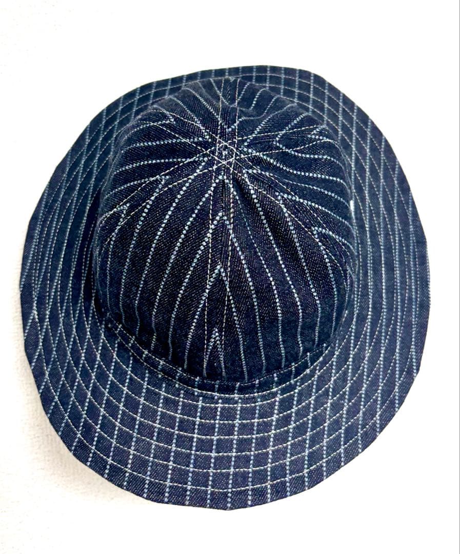 岡山産58cmUS ARMY M-37 DenimHATウォバッシュデニムハット