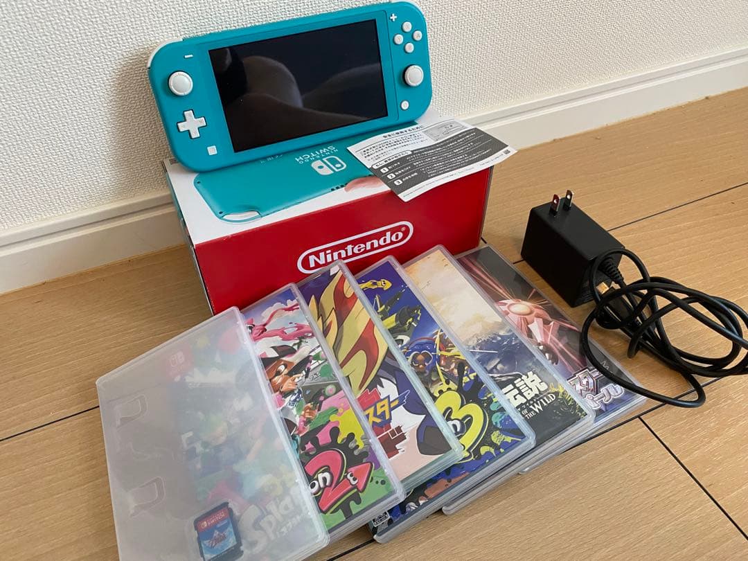 Nintendo Switch Lite ターコイズ + ゲームソフト多数
