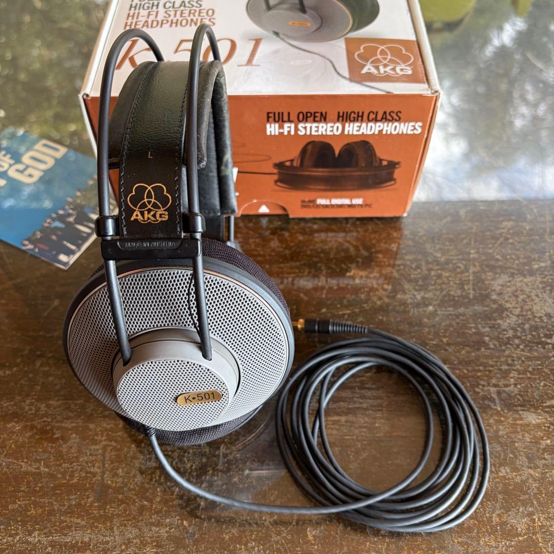 AKG K501 保証書・取扱説明書・外箱