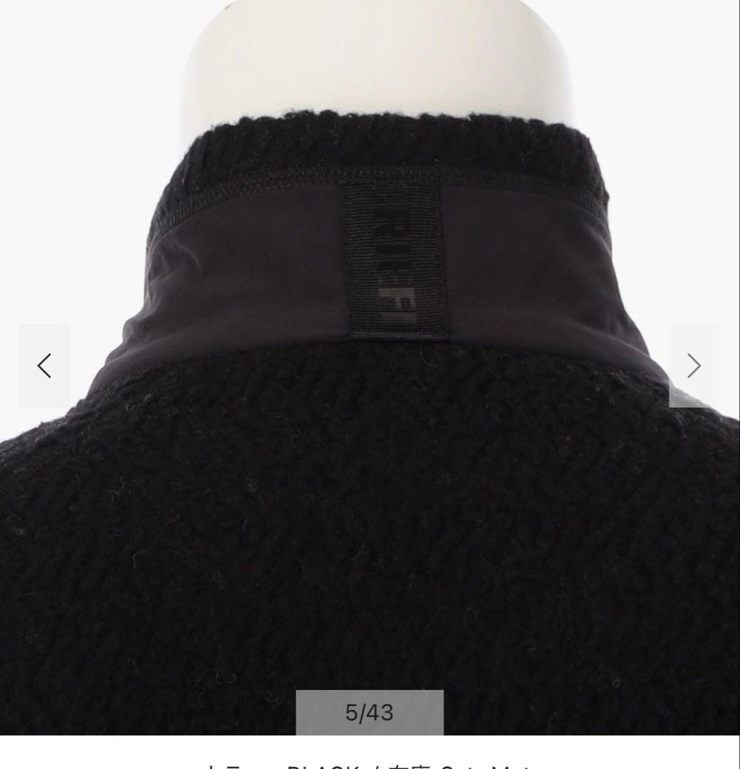 【美品】　ブリーフィングゴルフ　ウールボアベストブラック　2025年秋冬モデル