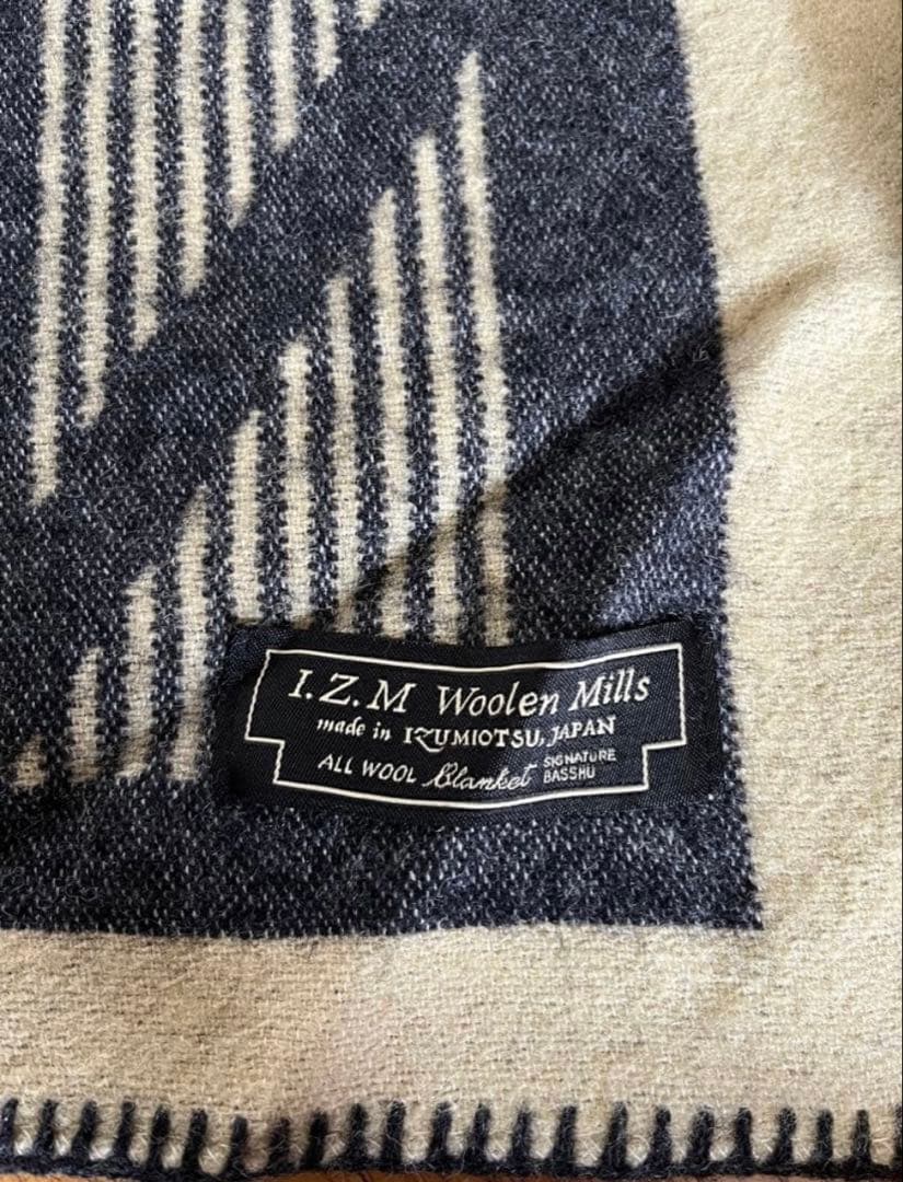 Basshu woolen mills ウールブランケット バッシュ