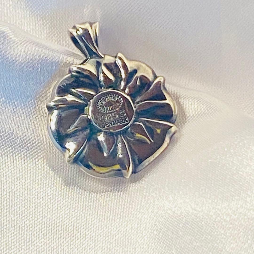 美品＊ジョージジェンセン＊ペンダントトップ Rock Crystal 水晶