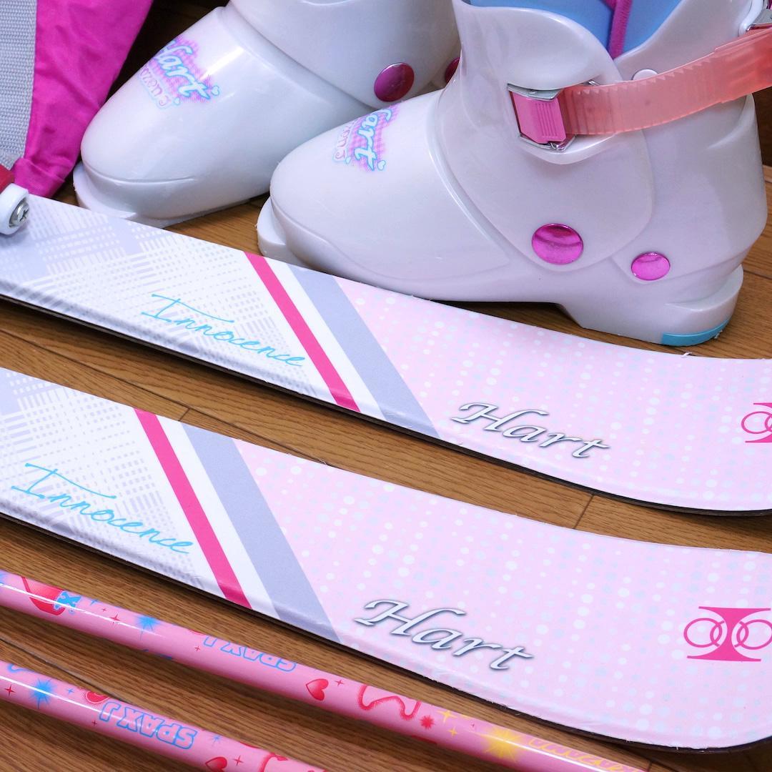 メンテ済 118cm 靴21cm HART スキーセット おまけ