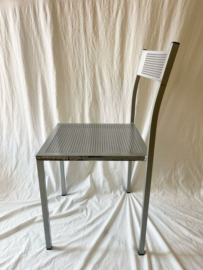 『ポストモダン』パンチングメタル　チェア　ヴィンテージ　三原昌平　モダン