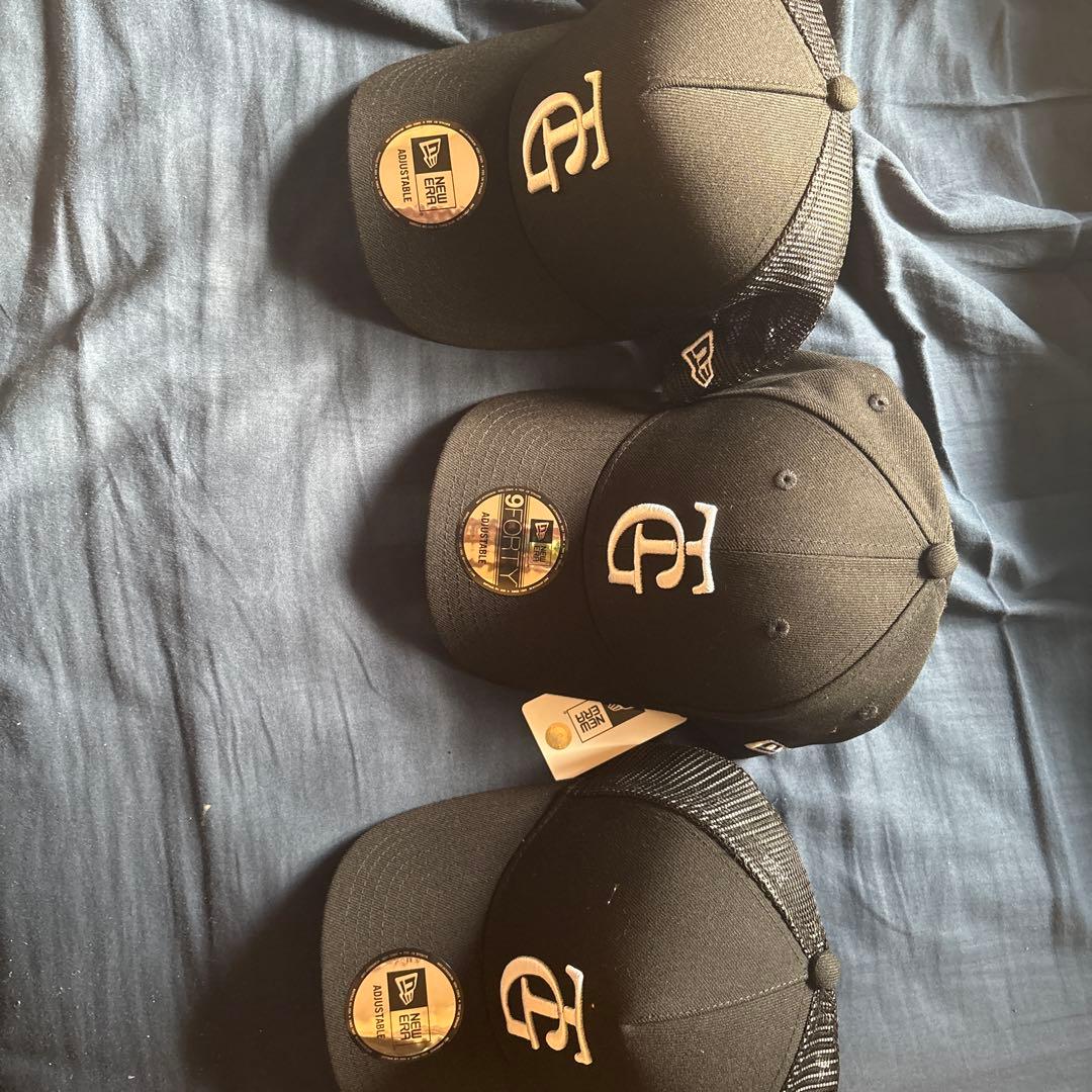 New Era 9FORTY 黒キャップ　巨人　ジャイアンツ　3個セット