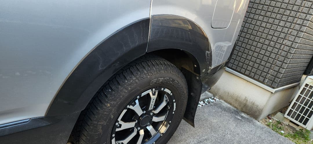 デリカD5前期用　JAOSフェンダーガーニッシュtype-S