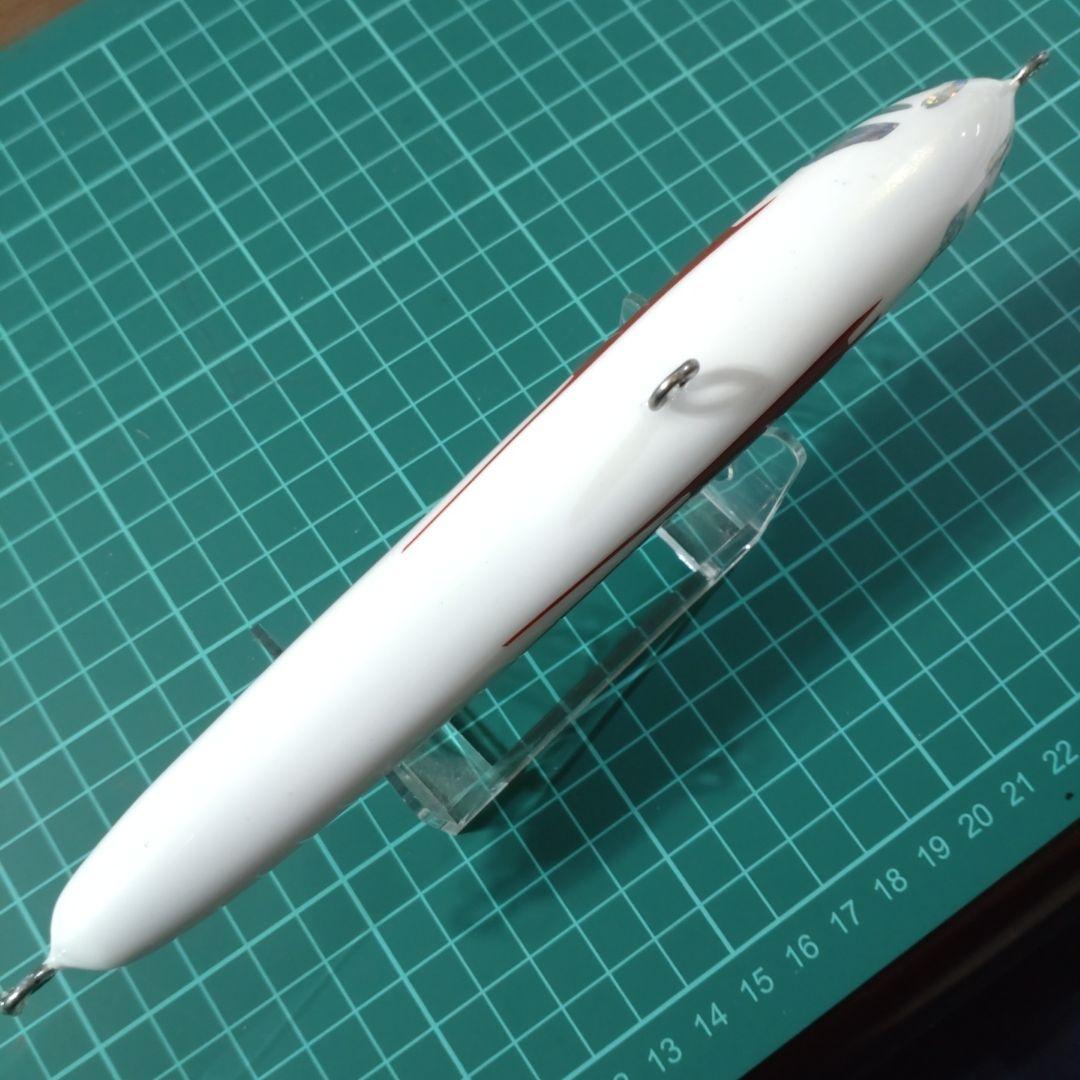 将栄丸　スライドダイバー190F ハンドメイドウッドルアー　シール浮きあり　B品