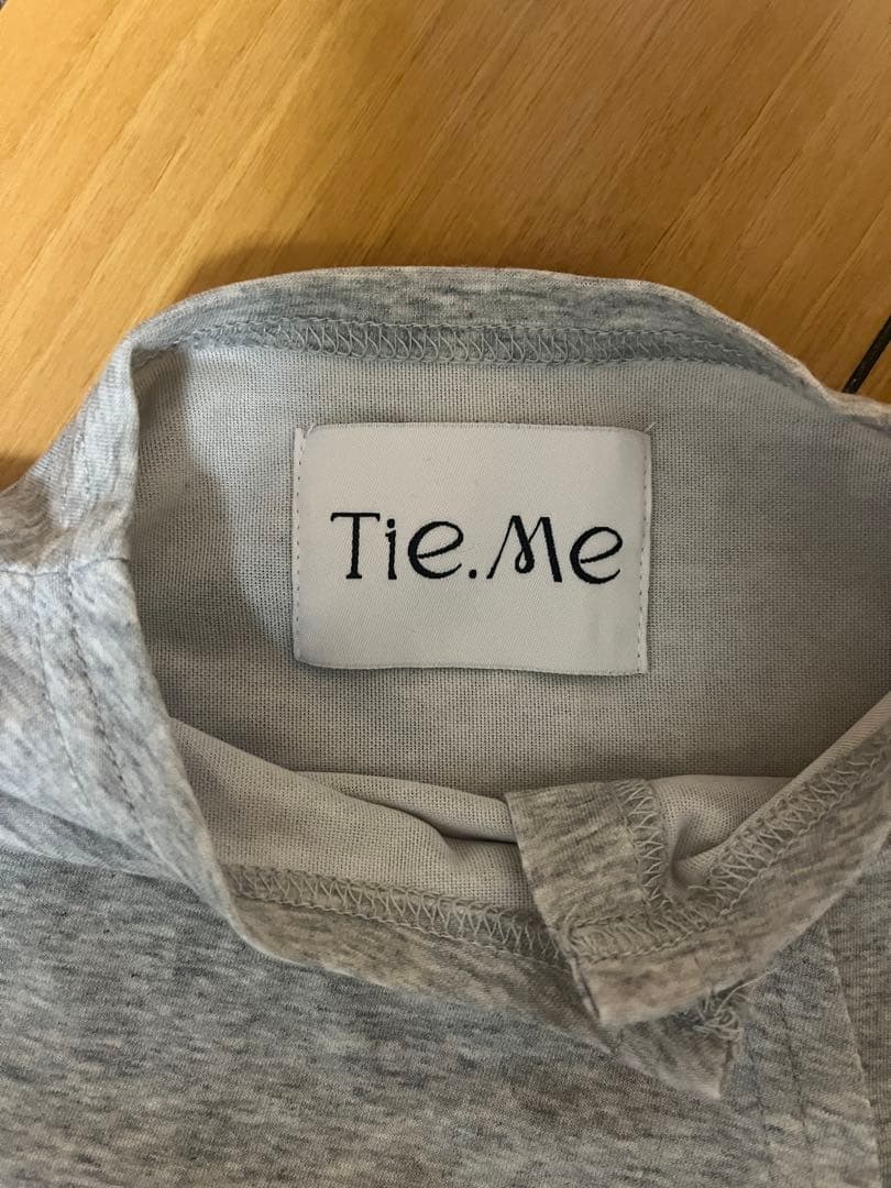 トップス tieme button up T-shirt-GRAY