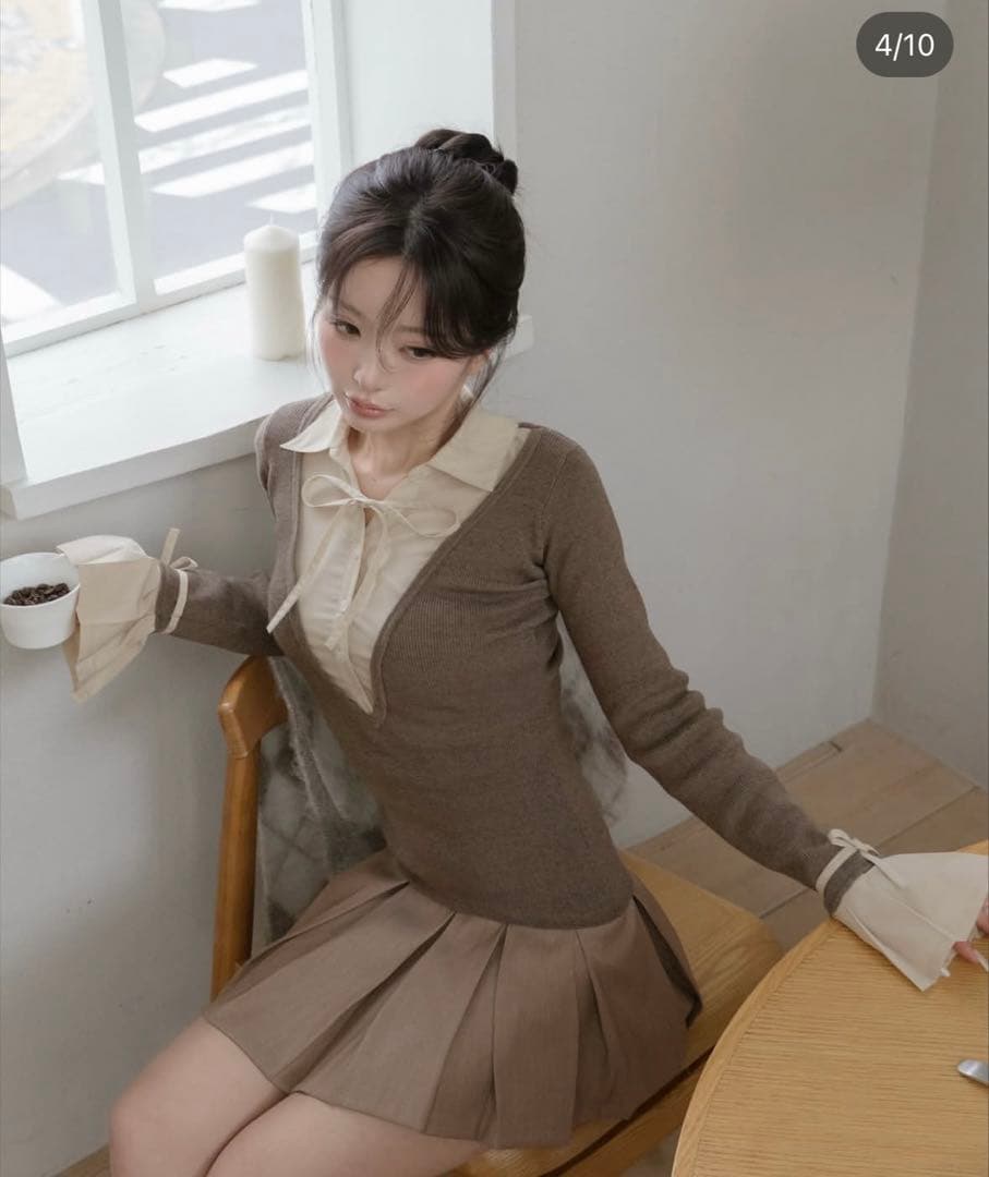 darich シャツドッキングミニワンピース　MOC FREE-Ｌ