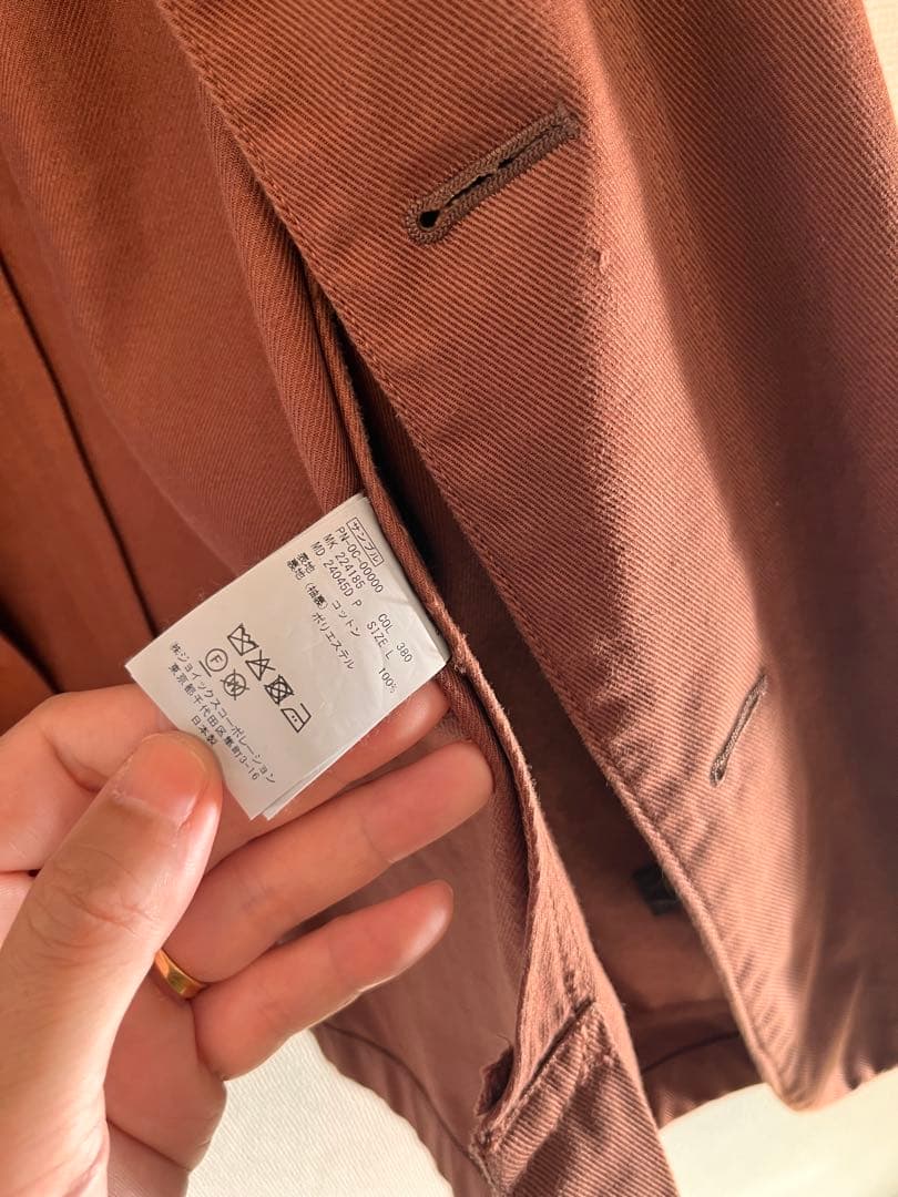 ポールスミスコレクション　2022FW ブラウン コットン 2wayジャケット