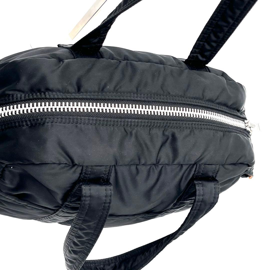 【美品】ポーター タンカー ダッフル ミニボストン ブラック 大容量 肩かけ