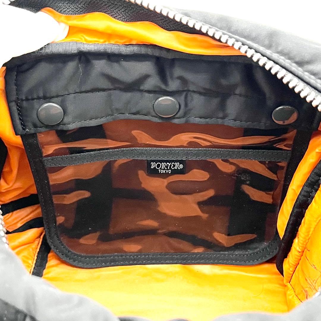 【美品】ポーター タンカー ダッフル ミニボストン ブラック 大容量 肩かけ